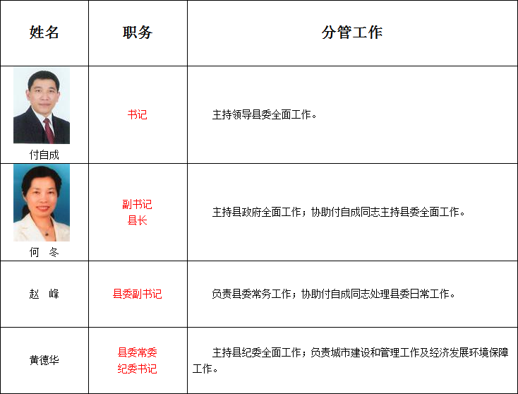 解读最新灵宝市领导分工表